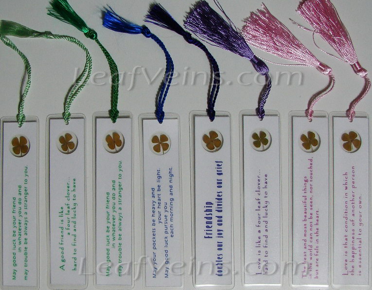 Lucky Bookmarks Customized